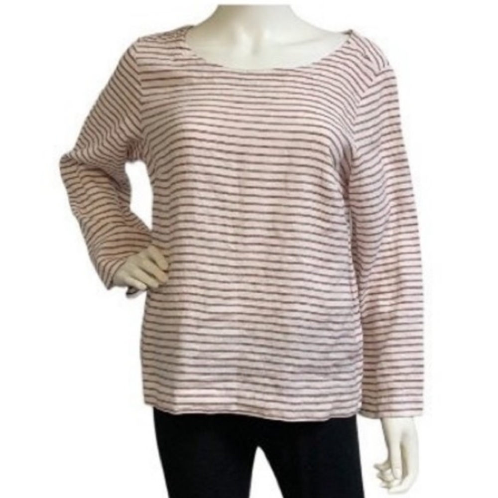 Sigrid Olsen Women’s 100% Linen Top Size Medium